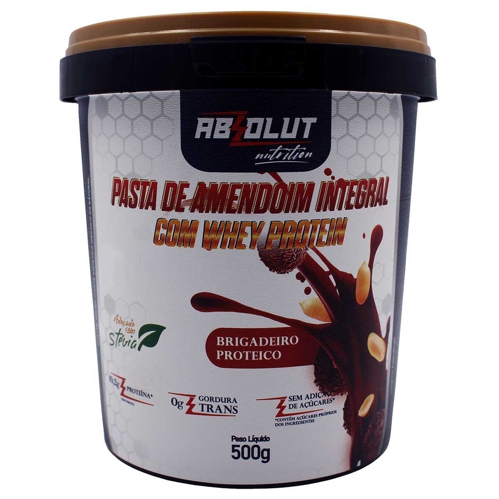 PASTA DE AMENDOIM WHEY PROTEIN 500G – Max Muscles