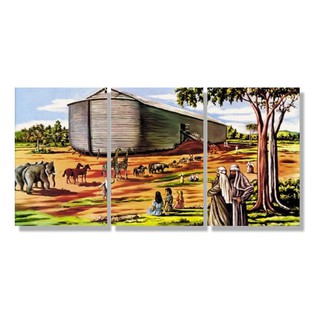 Quadro Decorativo Mosaico 5 Peças Anjo Água E Fogo 3mm