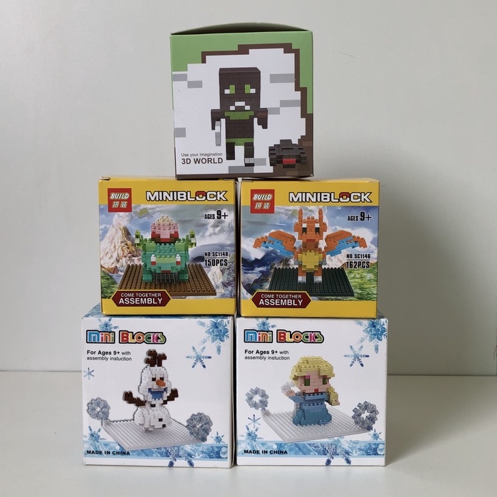 Mini Block Personagens | Shopee Brasil