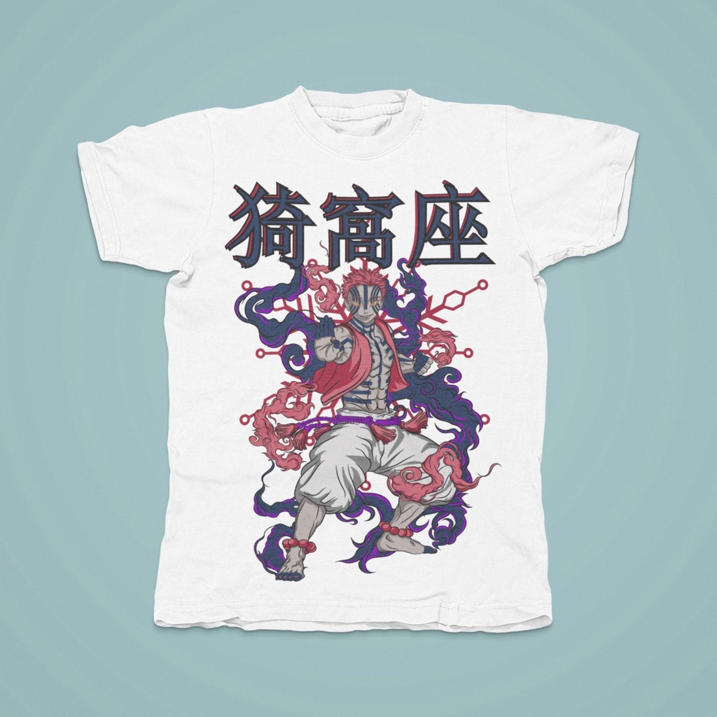 Camiseta Anime Kimetsu Oni Hashira Lua Superior 874
