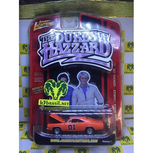 ジョニーライトニング　Dukes of Hazzard 1969 チャージャー Bx432 Johnny Lightning Dukes Hazzard 1969 Dodge Charger Lee