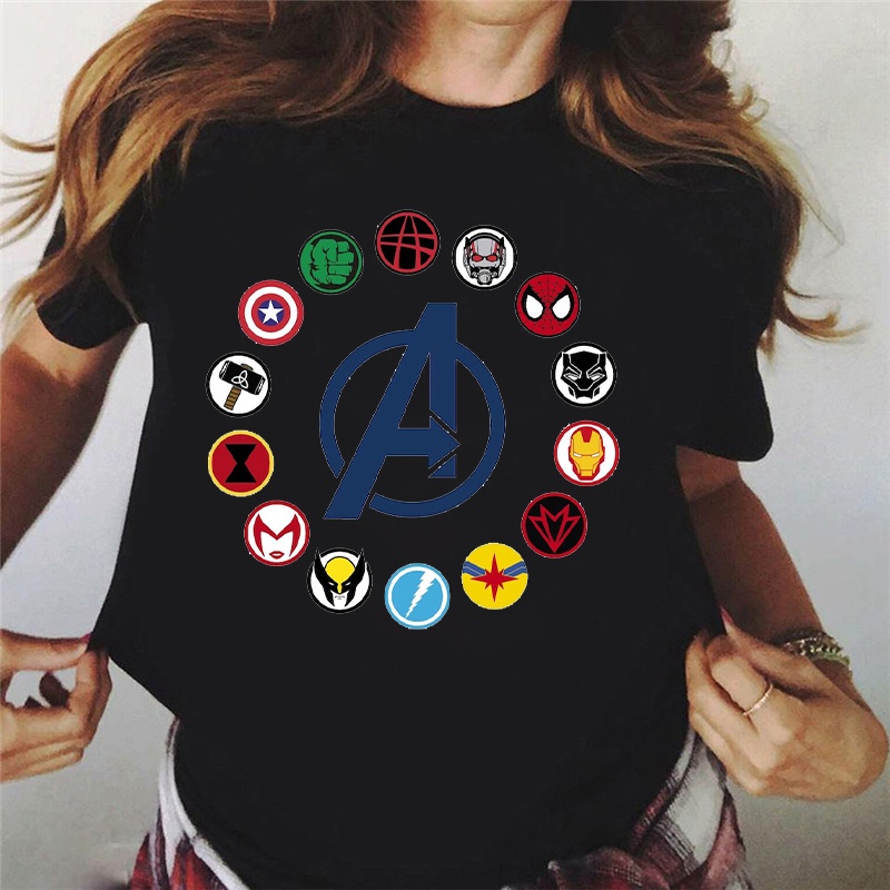 Camisa best sale feminina marvel