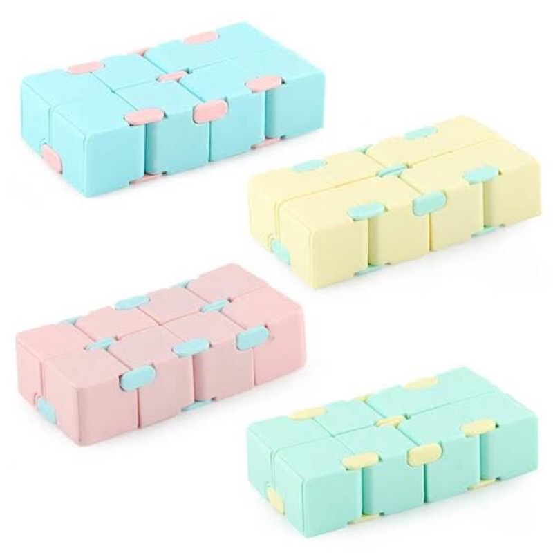 Fidget Cube, Cubo Antistress Tnfinity Cube Aantistress Cubo per Giocattoli rilassanti Contro Lo Stress e l'ansia (Nero