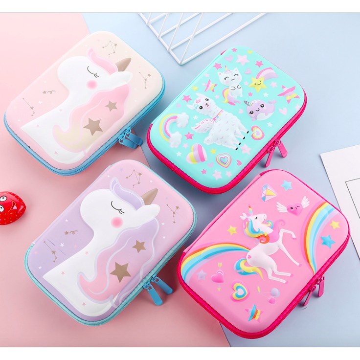 Smiggle Estojo De Lápis/Grande 3d Eva Unicórnio
