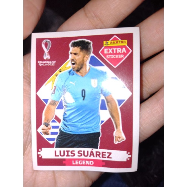 Figurinha Copa 2022 Legend Bordô Luis Suarez