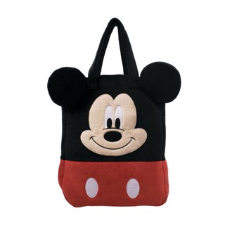 Bolsa Pelúcia Rosto Mickey - Disney + Brinde