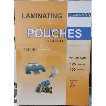 Polaseal A4 0.10 - Plástico para Plastificação 220x307x0,10mm 100fls