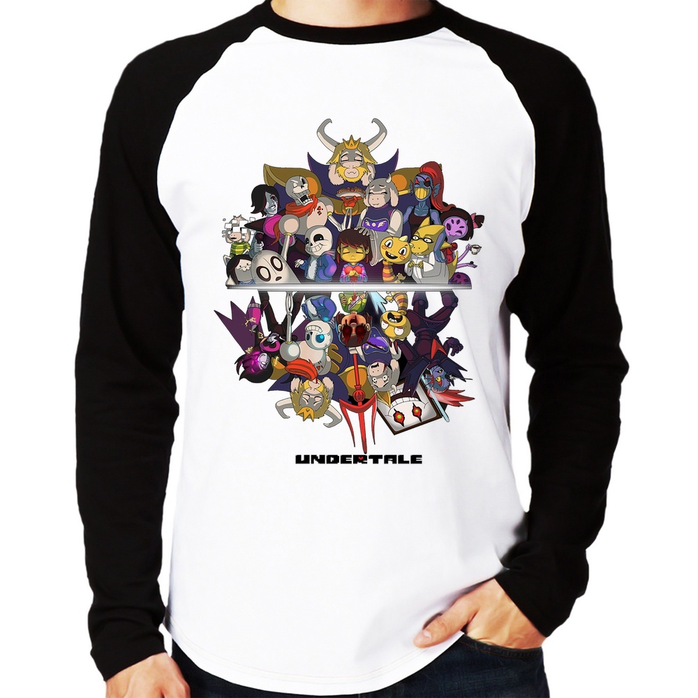 Camisa Camiseta Básica Unissex Skull Undertale