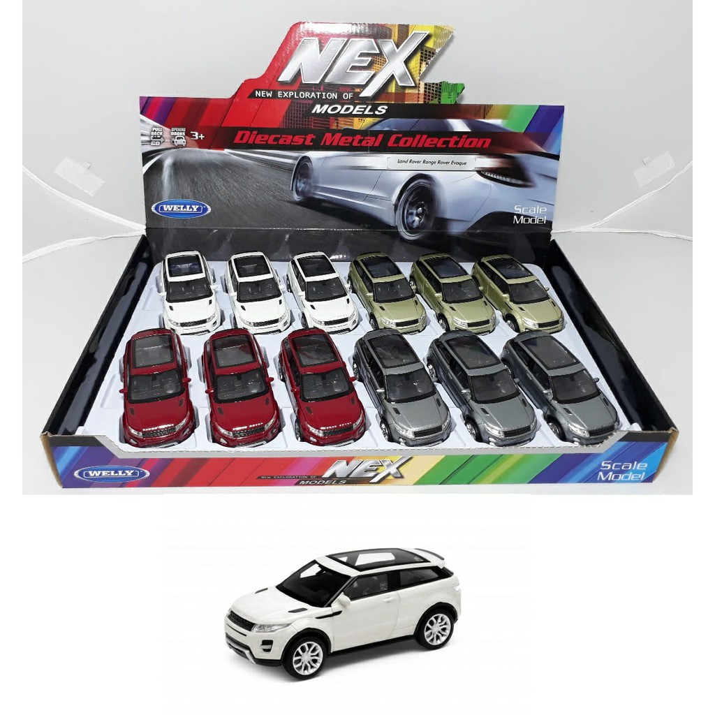 Miniatura Land Rover Range Rover Evoque Teto Solar Branco Shopee Brasil