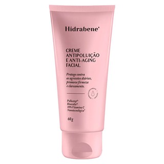 Creme Hidrabene Antipoluição Anti-aging Facial 10% Vitamina C Vegano 60g