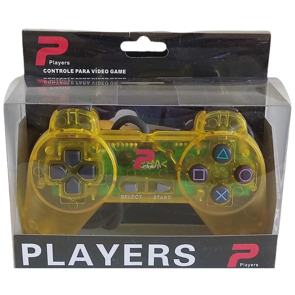 Controle Ps1 Playstation Players 1ª Linha Macio E Preciso
