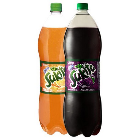 refrigerante sukita uva, laranja ou soda 2L escolha o seu