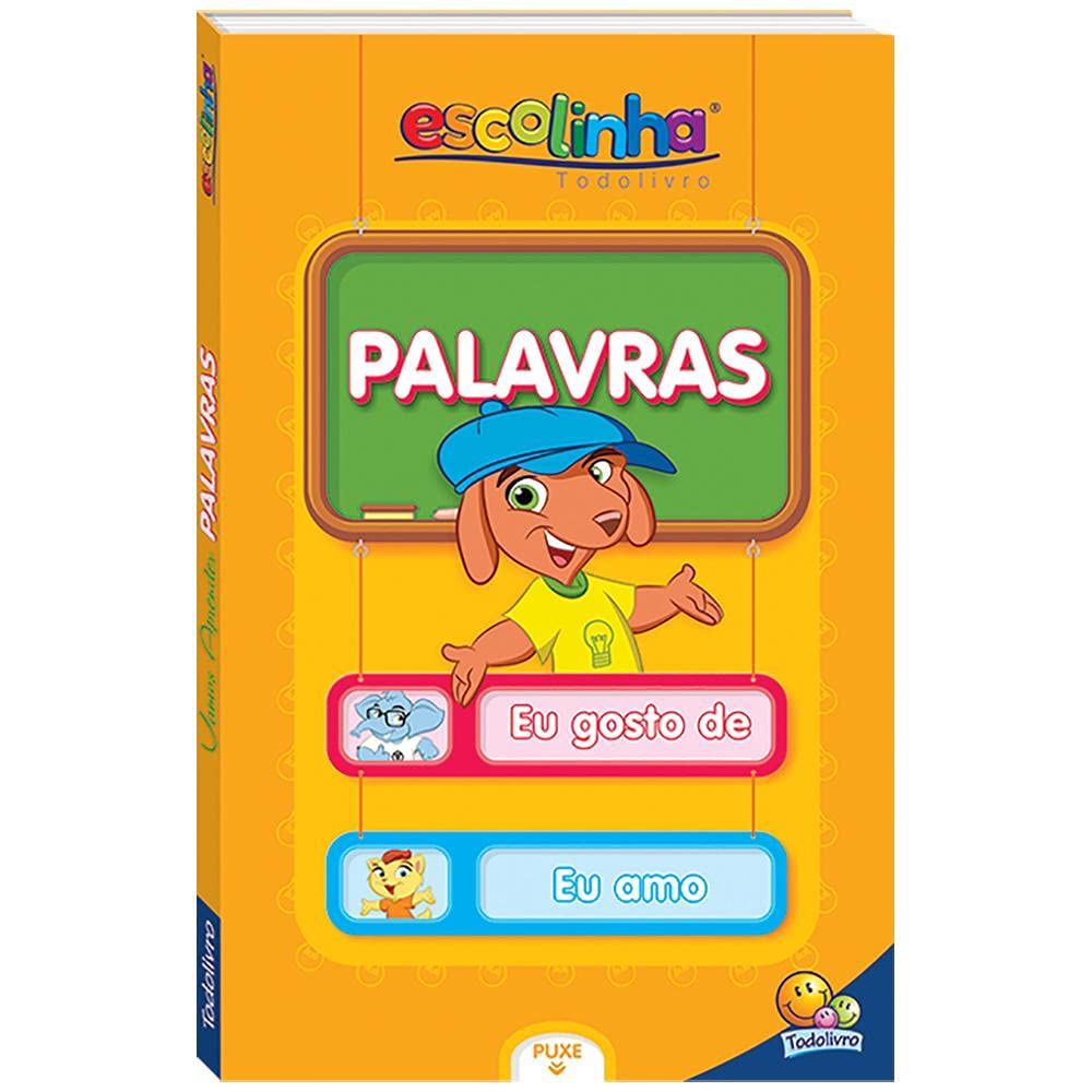 Livro Escolinha Vamos Aprender - Palavras | Shopee Brasil