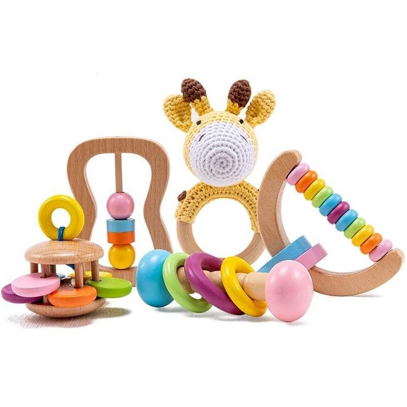 Kit De Brinquedo Para Bebe 6 Meses Educativo Montessori Sensorial ...