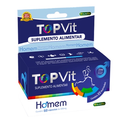 Suplemento Vitaminico Topvit Multi Az Com 60 Capsulas | Shopee Brasil