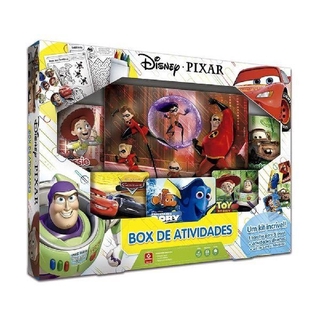Box Infantil de Jogos Desenhos Pixar Disney Copag Envio Hj Cards