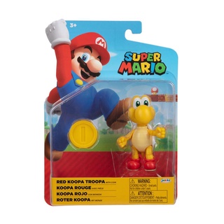Super Mario - Boneco 4.0 Pol Colecionável - Red Koopa Tropa
