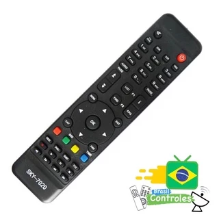Controle Remoto para Receptor Megabox MG3 HD Plus / MG5 ACM - 7020 Mega box