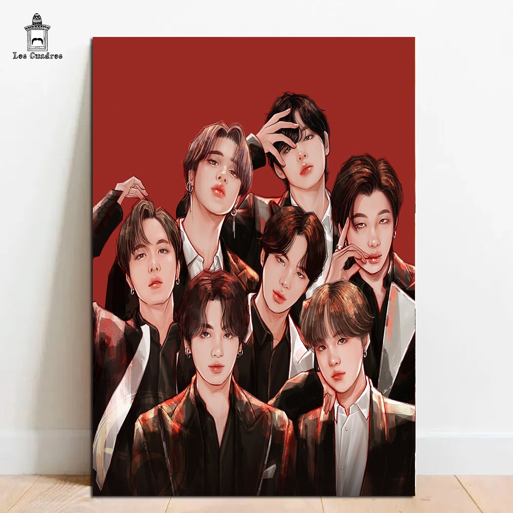 Quadro Grupo BTS para Quarto e Sala MDF 20x28 | Shopee Brasil