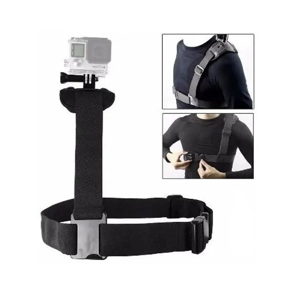 Suporte Para Ombro Para Gopro - Shoulder Mount | Shopee Brasil