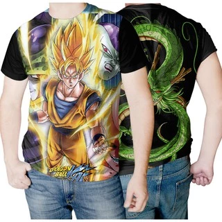 Camisa Camiseta de Animes Goku Shenlong Dragonball Z GT Super
