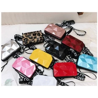 Bolsa Mini Bag Blogueira Influencer Fibra Rígida Transversal Tendência Forever em Oferta na Shopee