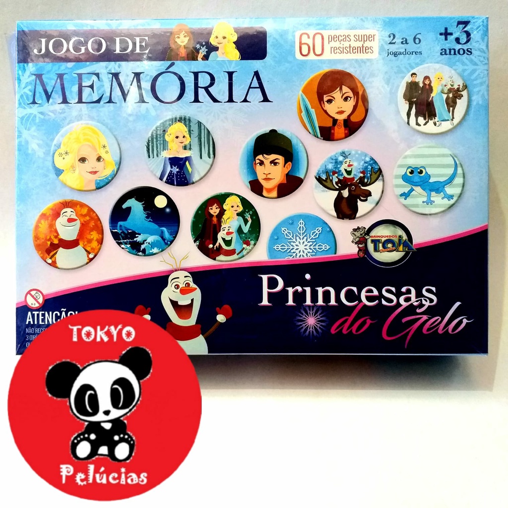 Jogo de Memória Princesas