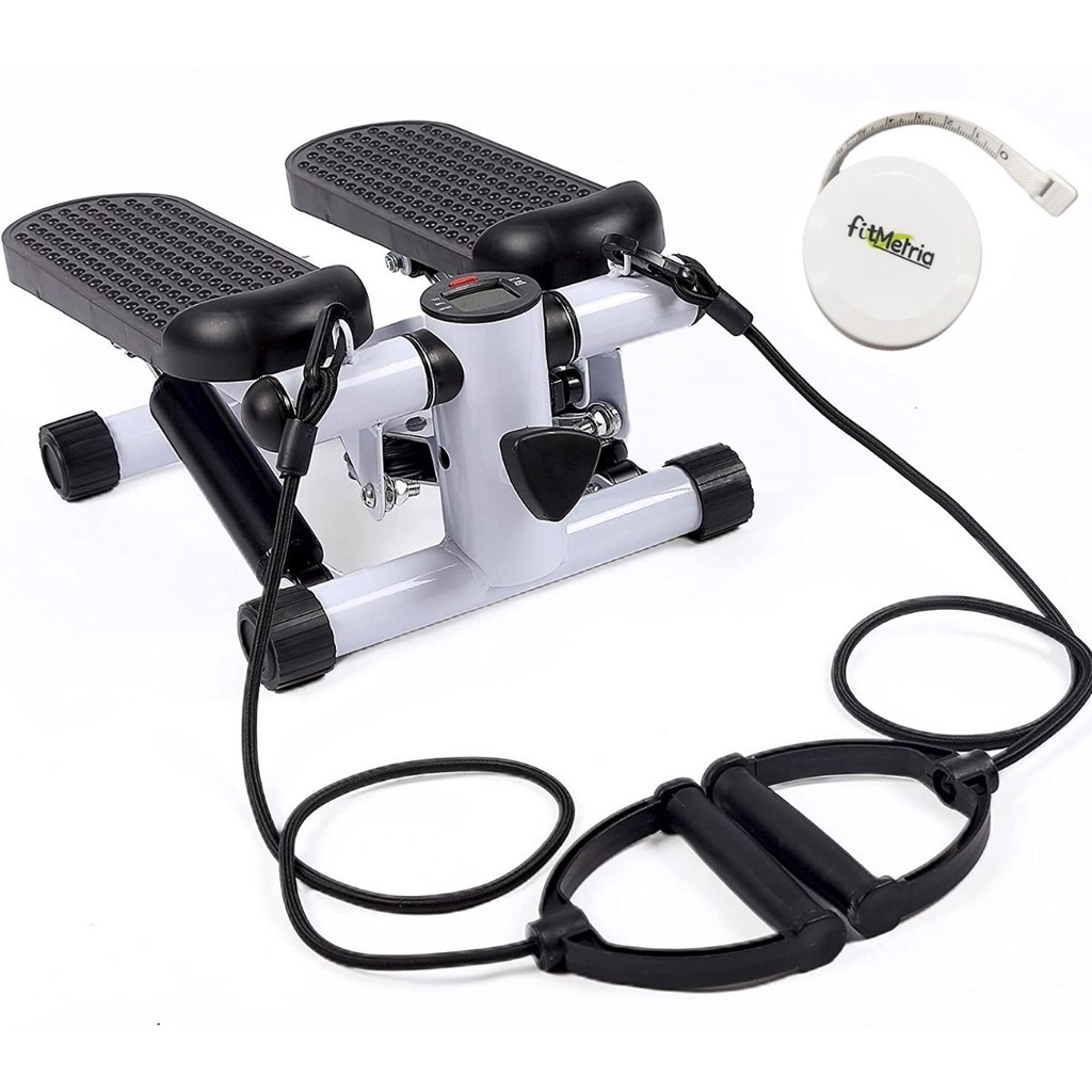 Mini Stepper BOWEICORE Per Casa - Con Display LCD E Fasce Di Resistenza, Supporta Fino A 150 Kg
