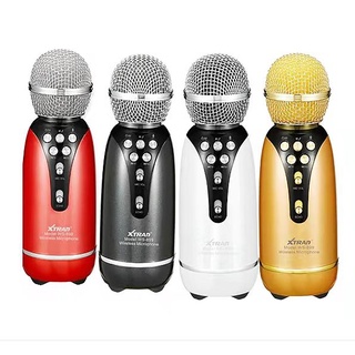 XTRAD Microfone Karaoke Inteligente Sem Fio Redução De Ruído Caixa de som Bluetooth WS-899