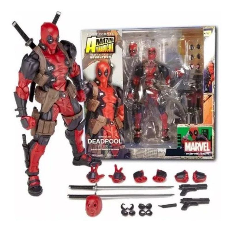 PROMOÇÃO! boneco deadpool action figure. | Shopee Brasil