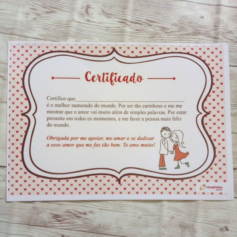 Certificado Pequeno