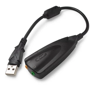Placa De Som Áudio Externo Adaptador Usb 7.1 Notebook PC Windows, Linux, Mac OS