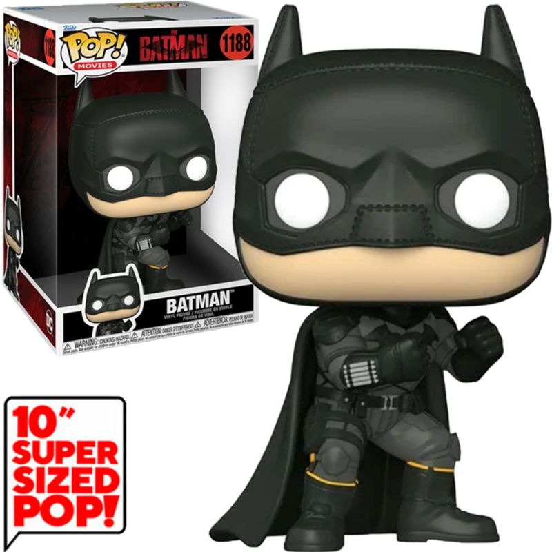 FUNKO POP THE BATMAN BATMAN 1188 SUPER SIZED 10