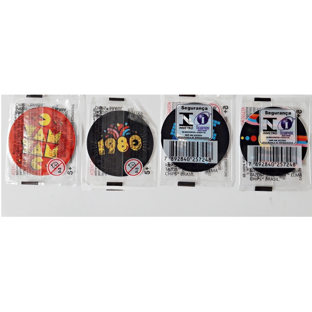 Tazo tazos pac man 2020 elma chips (lote) | Shopee Brasil