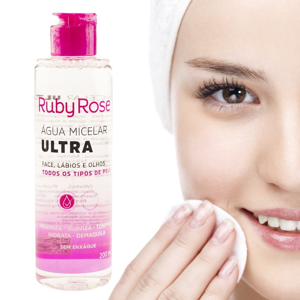 Água Micelar Ultra Ruby Rose 200ml | Shopee Brasil