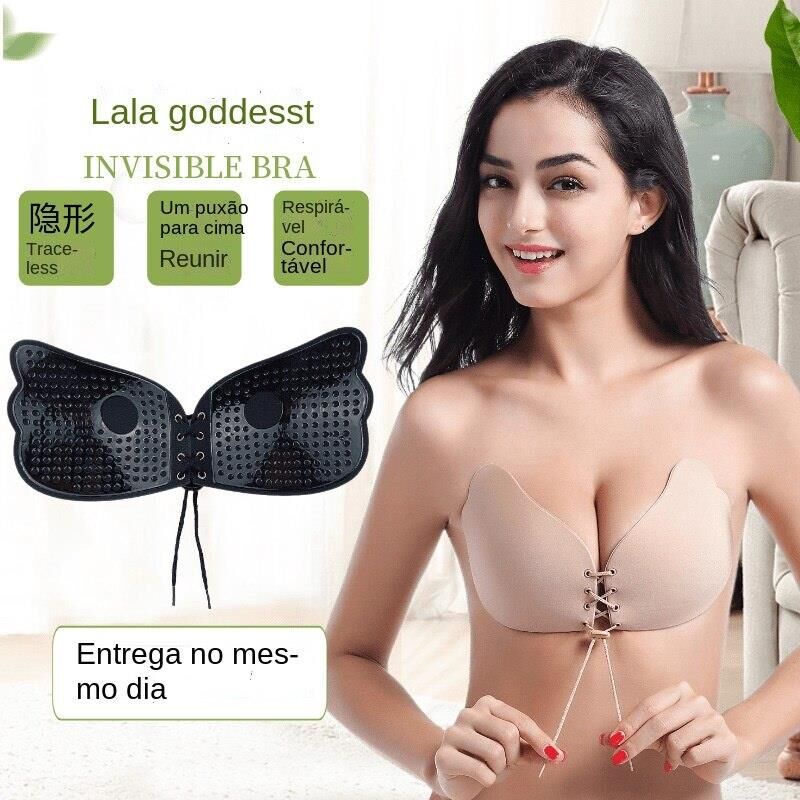 Sutiã Invisível Adesivo Bra Aumenta Os Seios Invisible Bra - Bra