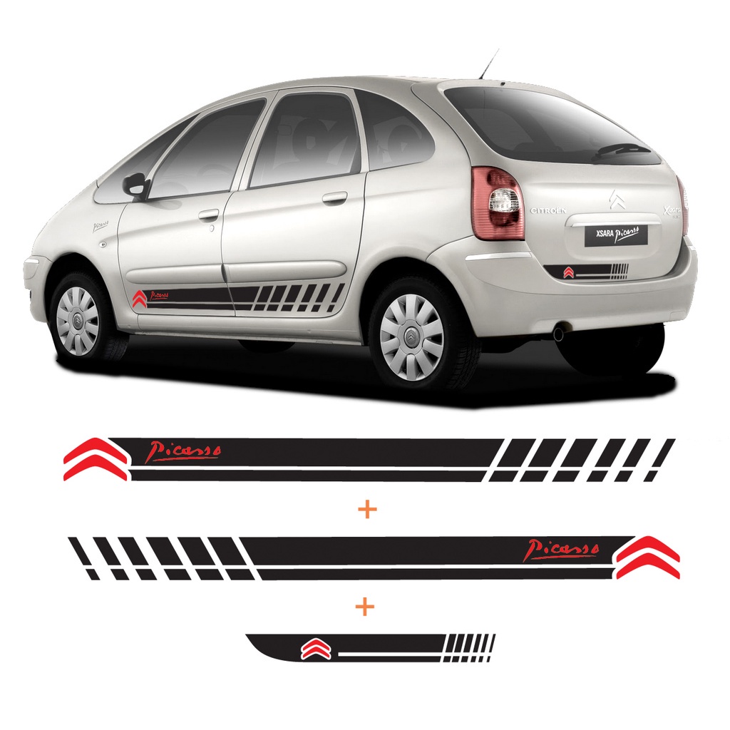Adesivos Laterais Citroen Xsara Picasso Friso Fita Faixa Top Acessório Carro