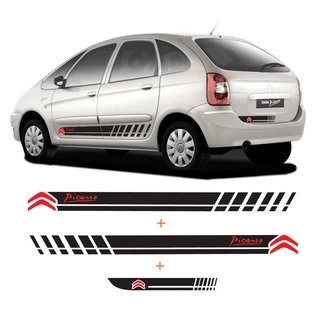Adesivos Laterais Citroen Xsara Picasso Friso Fita Faixa Top Acessório Carro