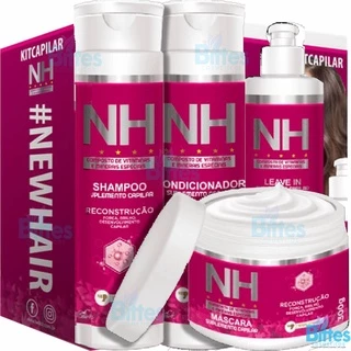 Kit New Hair NH Reconstrução e Fortalecimento da Fibra Capilar