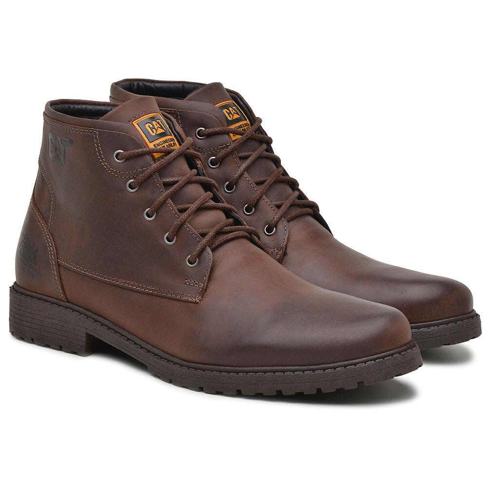 Bota Masculina Caterpillar 1600 em Couro Legítimo Promoção Relâmpago