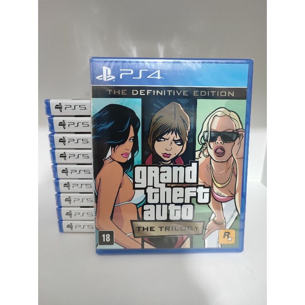 Grand Theft Auto The Trilogy Ps4 (Novo) (Jogo Mídia Física