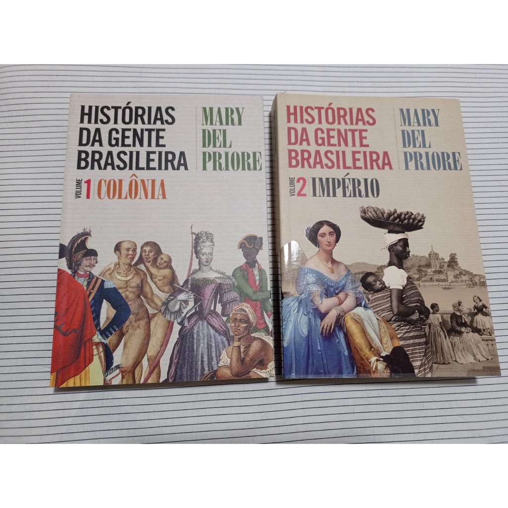 História da Gente Brasileira, de Mary Del Priore (Volumes 01 e 02 ...
