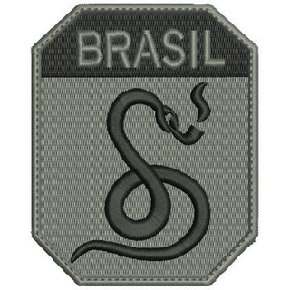 Patch Bordado - Feb Força Expedicionaria Brasil EX10034-203 Termocolante  Para Aplicar