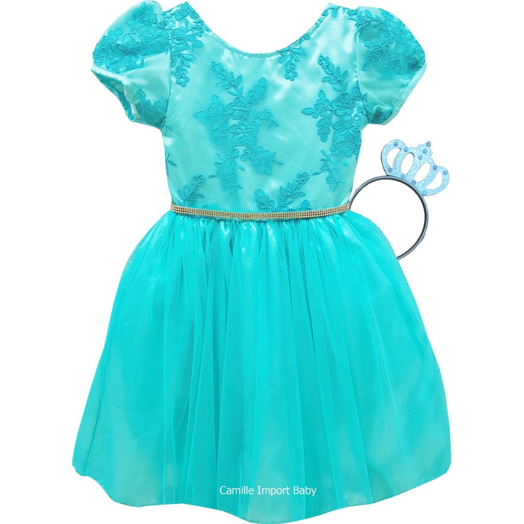 Vestido Dama de Honra Azul Tiffany Maravilhoso, Roupa Infantil para Menina  Dream Girl Usado 79073499