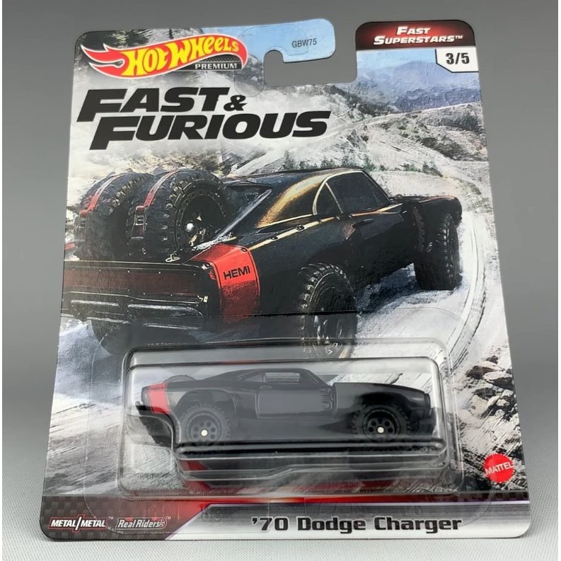 Hot Wheels Velozes E Furiosos 70 Dodge Charger Mattel