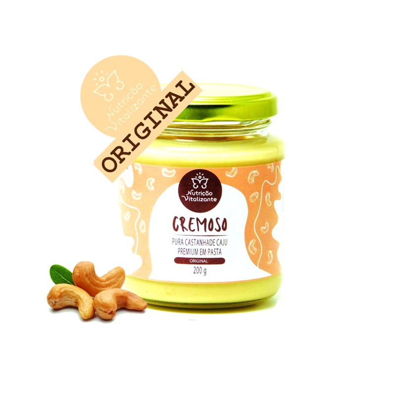 Pasta De Castanha De Caju Vegana Cremoso 200g Sem Lactose Shopee Brasil