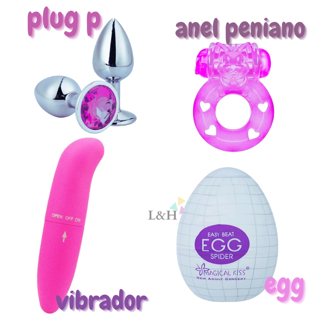 Kit Plug Anal P Anel Peniano Vibe Vibrador Ponto G Egg Masturbador Escolha Shopee Brasil