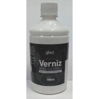 Verniz Acrilico Fosco 500ml Gliart (a base de agua)