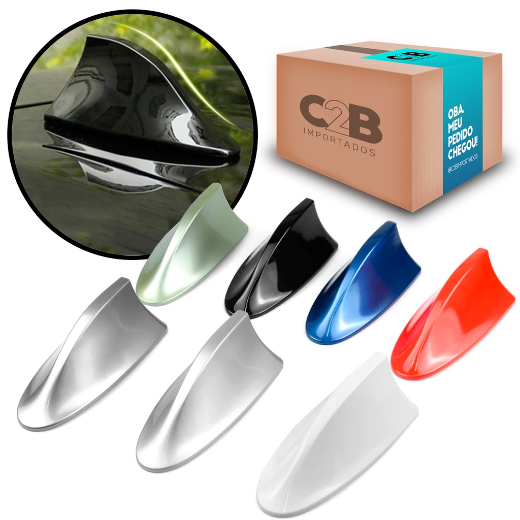 Antena Shark Barbatana Tubarão Sinal AM FM Peugeot 206 207 208 307 308 408 Citroen C3 C4