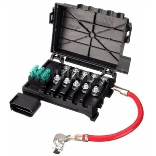 Caixa Rele Porta Fusível Bateria Golf Audi A3 Bora Passat New Beetle C/ 3 Fusíveis